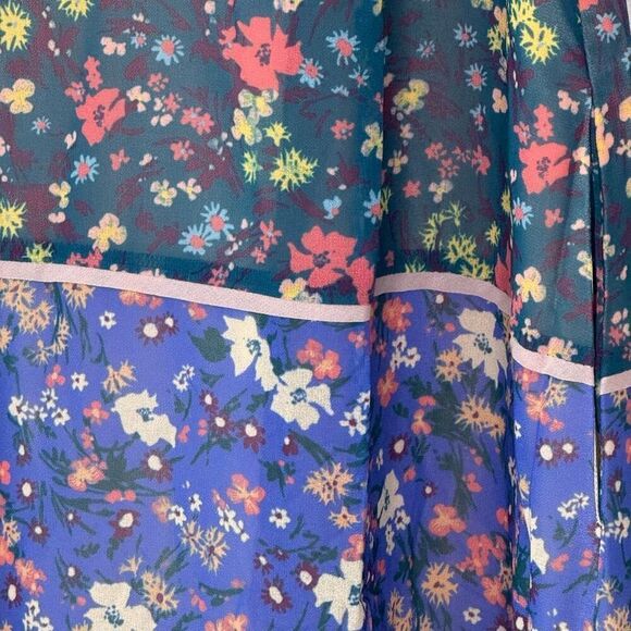 Modcloth Floral Polyester Flowy Shift Dress NWOT - Women’s US XL - Picture 4 of 8